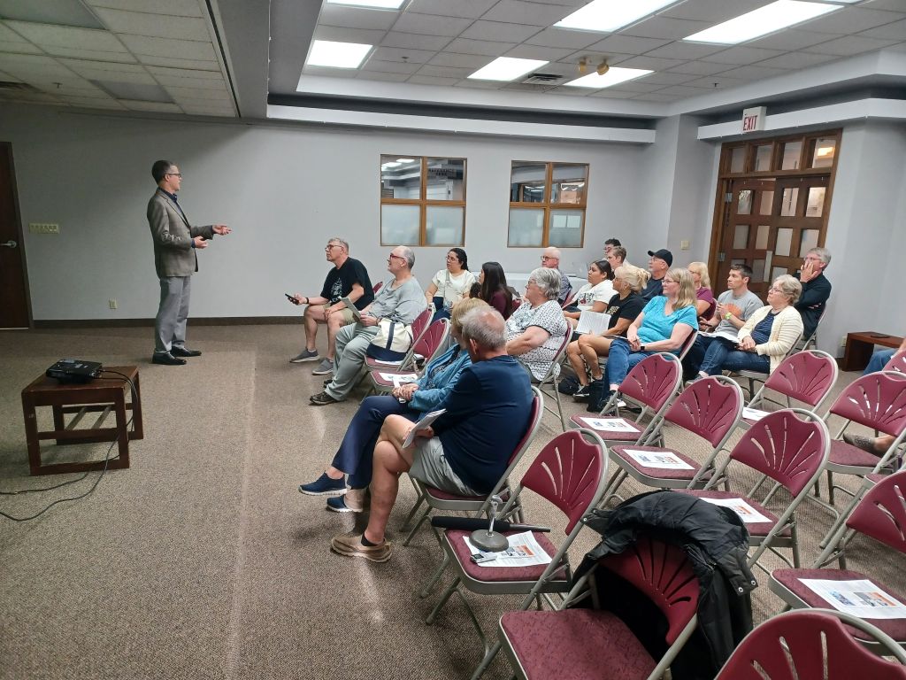 Ebert Hosts Bond Informational Presentation